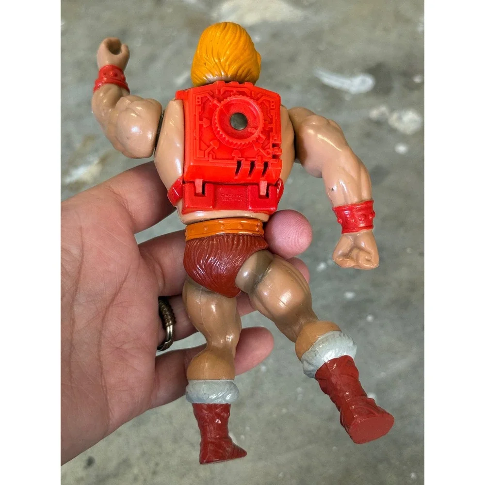 Vintage 1984 Mattel MOTU Thunder Punch He-Man Action Figure Taiwan 80s Toy